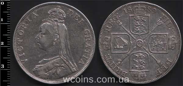 Coin United Kingdom 2 florins 1889