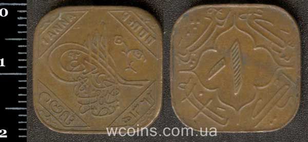 Coin India 1 anna 1944