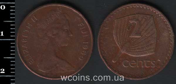 Coin Fiji 2 cents 1969