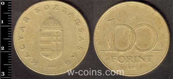 Монета Угорщина 100 форинтів 1994