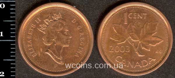 Coin Canada 1 cent 2003