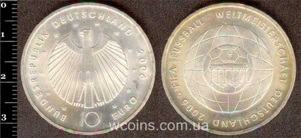 Монета Німеччина 10 євро 2006