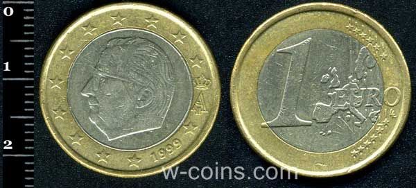 Монета Бельґія 1 євро 1999