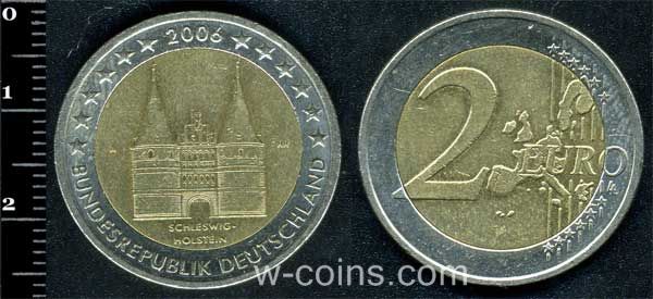 Монета Німеччина 2 євро 2006