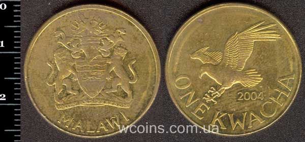 Монета Малаві 1 квача 2004