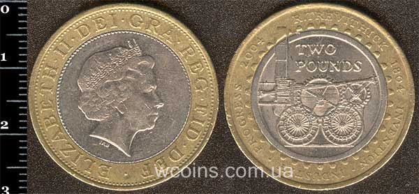 Coin United Kingdom 2 pounds 2004