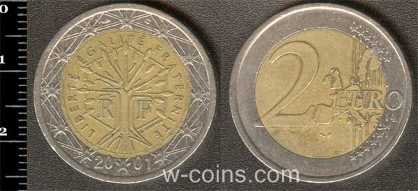 Coin France 2 euro 2001