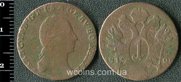 Coin Austria 1 kreuzer 1800