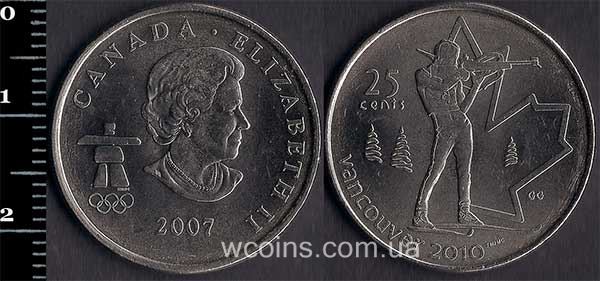 Coin Canada 25 cents 2007