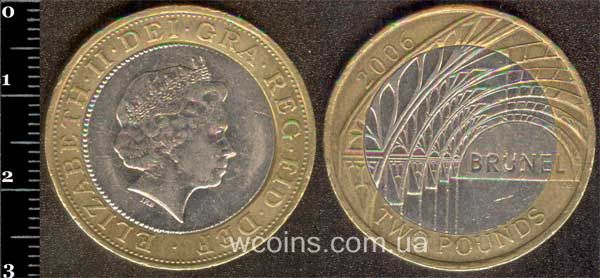 Монета Великобританія 2 фунта 2006