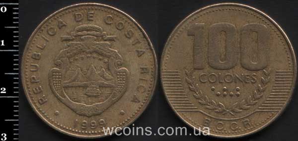 Монета Коста-Ріка 100 колон 1999
