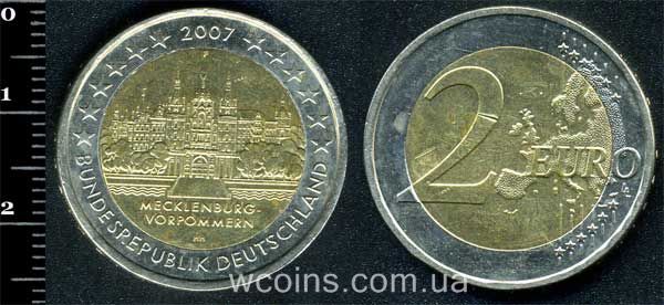 Монета Німеччина 2 євро 2007