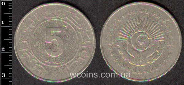 Coin Algeria 5 dinars 1984