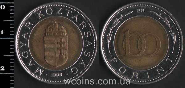 Монета Угорщина 100 форинтів 1998
