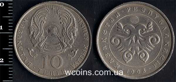 Монета Казахстан 10 теньге 1993
