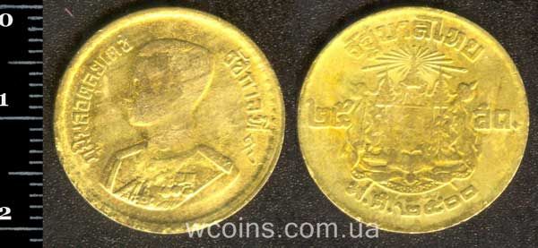 Монета Таїланд 25 сатанг 1957
