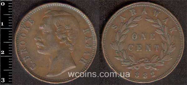 Coin Malaysia 1 cent 1882