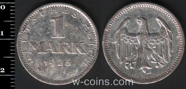 Монета Німеччина 1 марка 1925