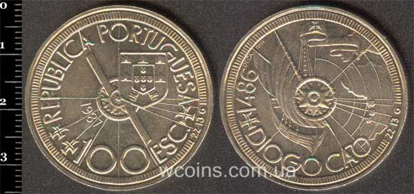 Монета Портуґалія 100 ескудо 1987