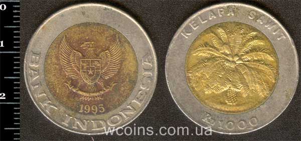 Монета Індонезія 1000 рупій 1995