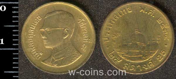 Монета Таїланд 25 сатанг 1988