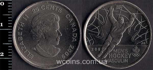 Coin Canada 25 cents 2009