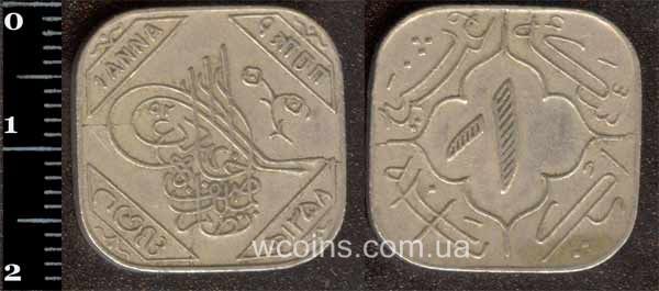 Coin India 1 anna 1940