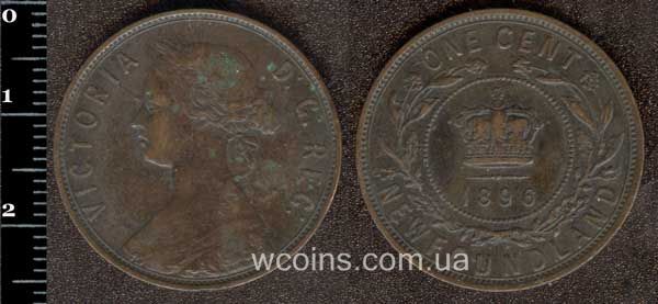Монета Провинції Канади 1 цент 1896
