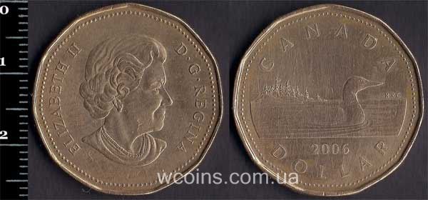 Монета Канада 1 долар 2006