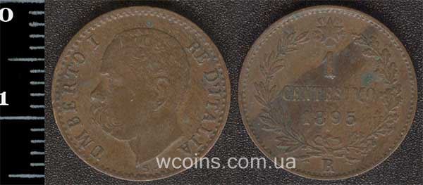 Монета Італія 1 чентезимо 1895