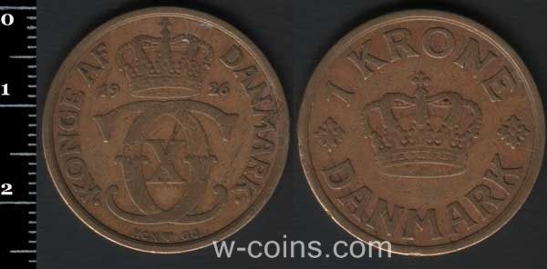 Coin Denmark 1 krone 1926