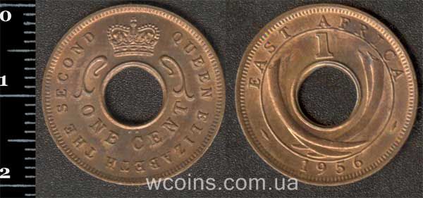 Монета Британска Східна Африка 1 цент 1956