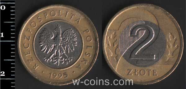 Монета Польща 2 злотих 1995