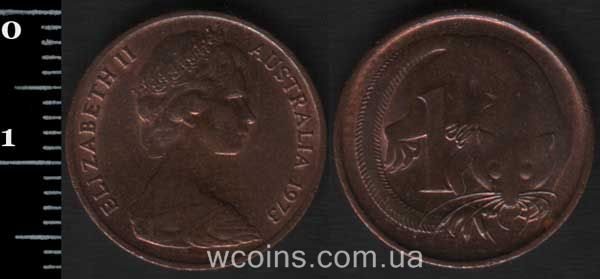 Монета Австралія 1 цент 1973