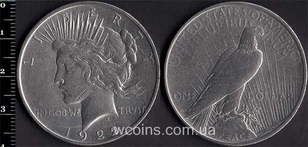 Coin USA 1 dollar 1922