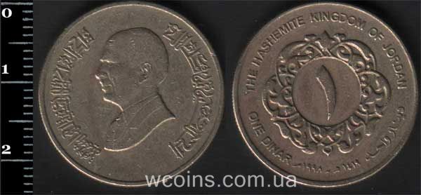 Монета Йорданія 1 динар 1998