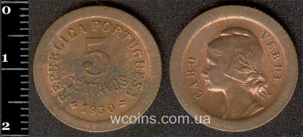 Coin Cape Verde 5 centavos 1930