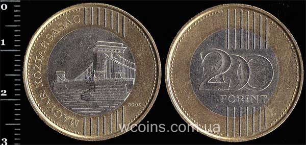 Монета Угорщина 200 форинтів 2009