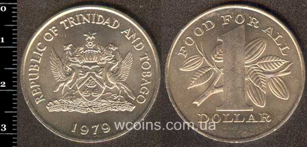 Монета Трінідад і Тобаґо 1 долар 1979