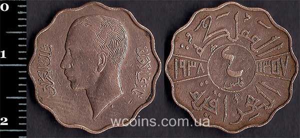Монета Ірак 4 філса 1938