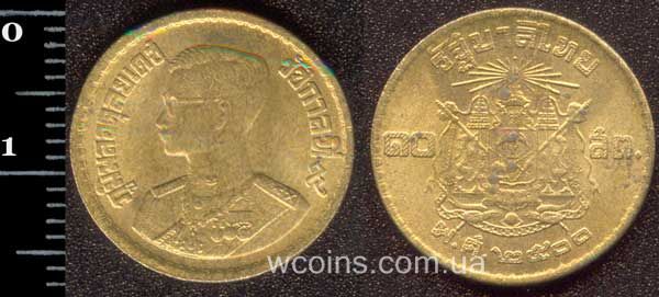 Монета Таїланд 10 сатанг 1957