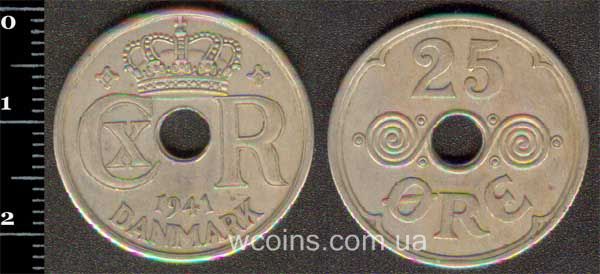 Coin Faroe Islands) 25 øre 1941