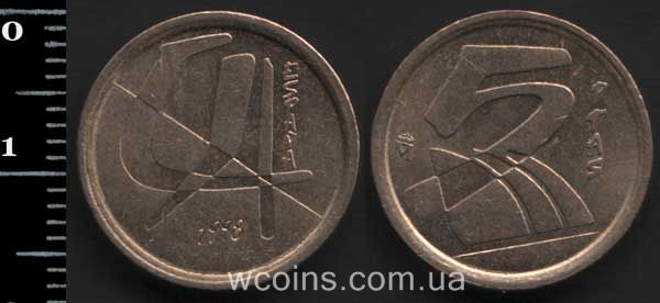 Монета Іспанія 5 песет 1998
