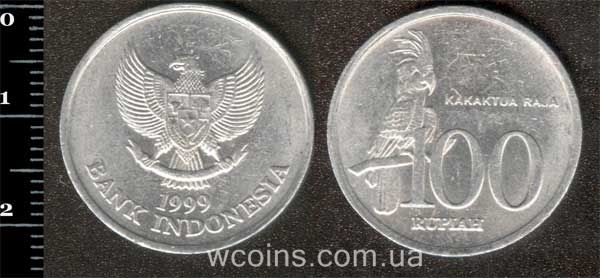 Coin Indonesia 100 rupees 1999