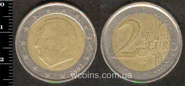 Монета Бельґія 2 євро 2002