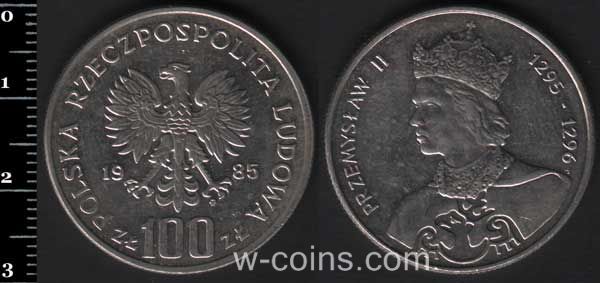Монета Польща 100 злотих 1985