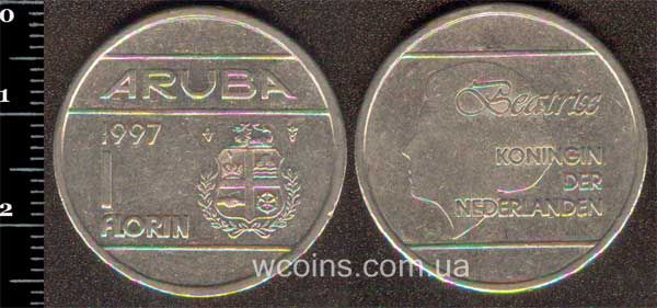 Coin Aruba 1 florin 1997