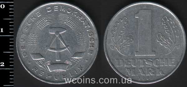 Coin Germany 1 mark 1962