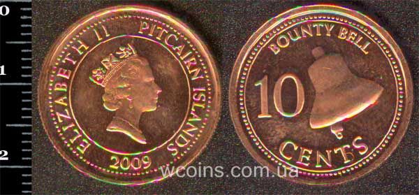 Монета Піткерн 10 центів 2009