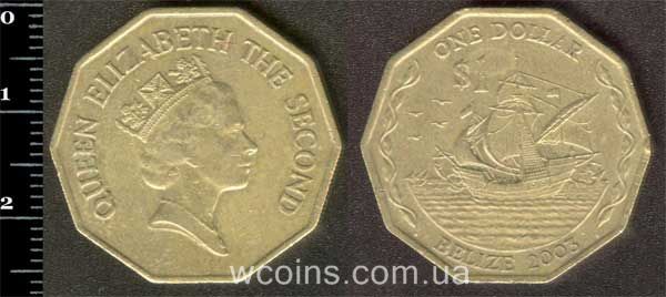 Монета Беліз 1 долар 2003